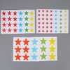 1 color star sticker 6P 12P 24P 6P - Green 32ea
