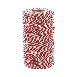 Dulton Twisted String White/Red 100m WHITE-RED GS55-266A