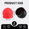 TYSM-CC 4 Pieces Towing Hitch Cover 50 mm Eco Rubber