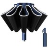 Poligono Windproof Umbrella, Large Pocket Umbrella for Men and Women,
