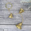 Brass Rustic Hanging Bells for Door Knob Decoration, Home Garden