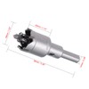 sourcing map Carbide Hole Cutter, Hole Saws for 0.5 mm