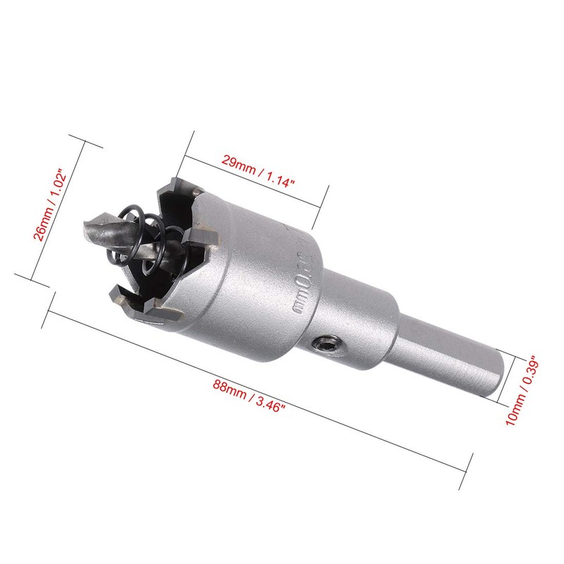 sourcing map Carbide Hole Cutter, Hole Saws for 0.5 mm