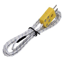 Metal 2 Meter K-type Measuring Thermocouple Probe Sensors with K-type Mini Connector