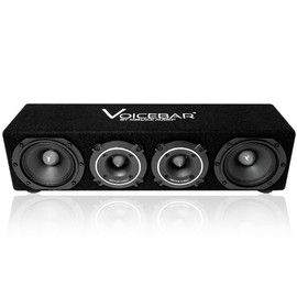 MENACE AUDIO VOICEBOX® - VOICEBAR High Output Slim Profile Midrange Enclosure Silver Bullets
