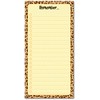 Funky Leopard Animal Print Notepad Non-Magnetic Shopping List/to Do List