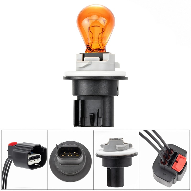 Svicari Front Parking/Turn Signal Socket & Bulb & Wire Harness