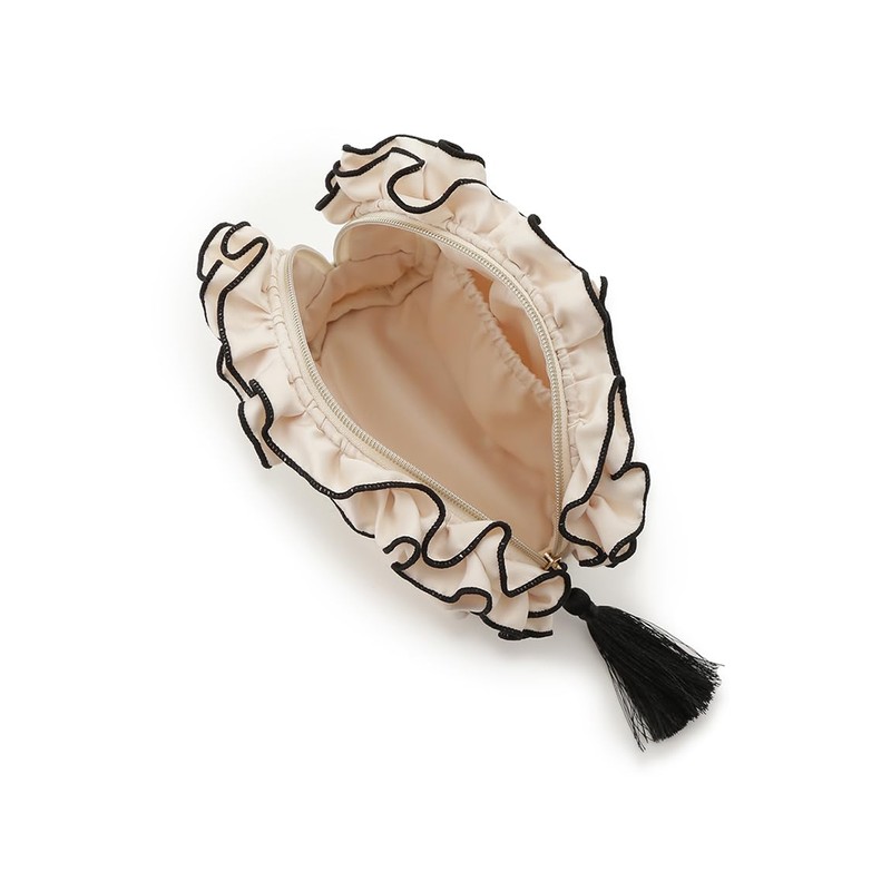 Snidel SHGG252222 Ruffle Pouch, OWHT