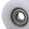 4 pieces 6 x 27 x 9 mm flat plastic