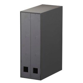 Yamazaki Corporation Necklace & Earrings Storage Case, Black, Tower Tower, Large Capacity, Accessory Storage, Drawer, Approx. 3.5 x 6.9 x 10.0 inches (8.8 x 17.5 x 25.3 cm), Drawer: Approx. 1.6 x 6.7