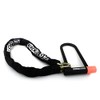 Blackstone Anti-Theft 130 db Alarm U-Lock Heavy Duty w/Security Chain