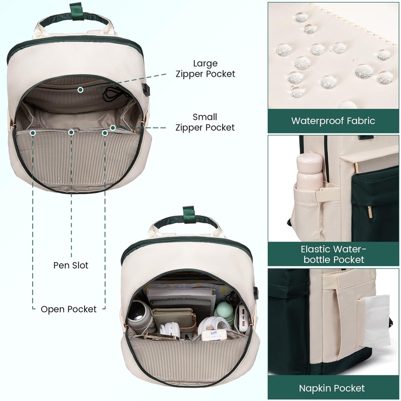 LOVEVOOK Laptop Backpack for Women 15.6 Inch,Cute Backpack Laptop Bag