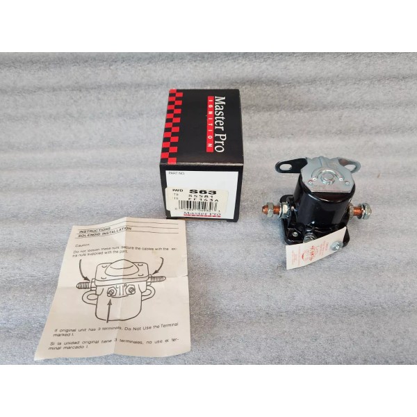 Borg Warner NEW Borg Warner Starter Solenoid S-63 12 Volt