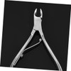 Minkissy 2pcs Stainless Steel Cuticle Nippers Dual-function Dead Skin Removal