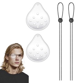 2PCS Eye Shield After Cataract Surgery Optimal Ventilation Cataract Eye Shield Adjustable Lightweight and Comfortable Eye Shield for Post Surgery Recovery Effectively Protect The Eyes