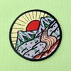 Sunrise from Mountain Explore Outdoor Embroidered Iron on Sew on