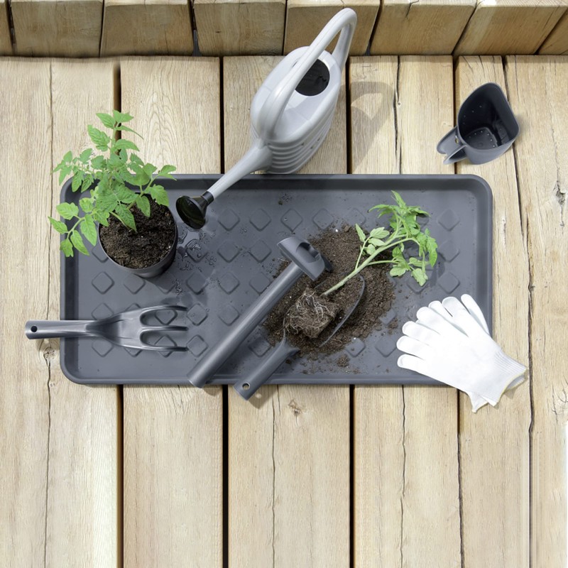 Prosperplast Gardener Hand Tools Set of 6 in Anthracite Colour