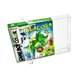 10 x Klarsicht Schutzhüllen passend für Game Boy Classic Color Advance Virtual Boy 0,5mm Passgenau und Glasklar-PET-Reset Retro Game Protectors-cases-box-Staubdicht-UV-Schutz