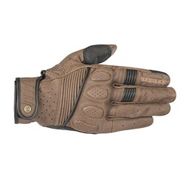 Alpinestars Crazy Eight Gloves, S, Brown/Black