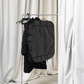 Tofficu Garment Bag, 39 Inch Suit Bag for Travelling, Black Suit Cover Bag for Men, Dress Bag with Zipper 2 Carry Handles, Foldable Hanging Bags for Suit, Clothes, Custom, Tuxedo, Shirts, Coat