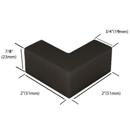 Square 90 Degree Sleeve Over Shower Door Glass Clamp, Matt Black Finish, CC-101290B