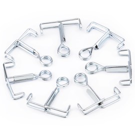 stonylab Mohr’s Pinchcock, 7 Pack Steel Tubing Clamps Mohr Pinchcock Clamps for Laboratory Research