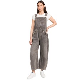 Free People, Womens, Good Luck Overall, Archive Grey, Large