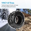 EOPOAYI 19x7-8 ATV Mini Bike Tires Tubeless Compatible with Coleman