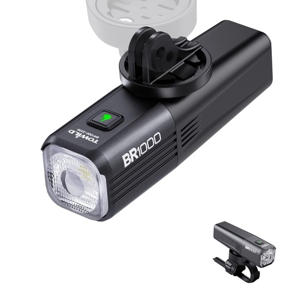 TOWILD BR1000 Bike Lights for Night Riding,1000 Lumen Lightweight Bike