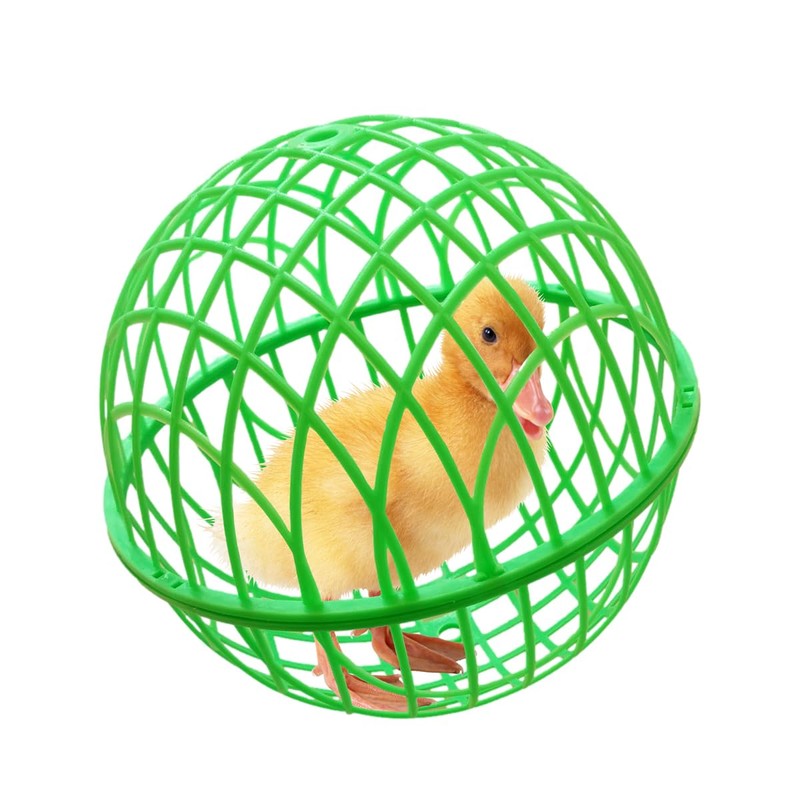 CalorMixs 7.8" Ball-Shaped Movable Pigeon Chick Coop, Little Rabbit Duck