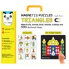 Play Panda Magnetic Puzzles Triangles 500 Colorful Magnets Medium