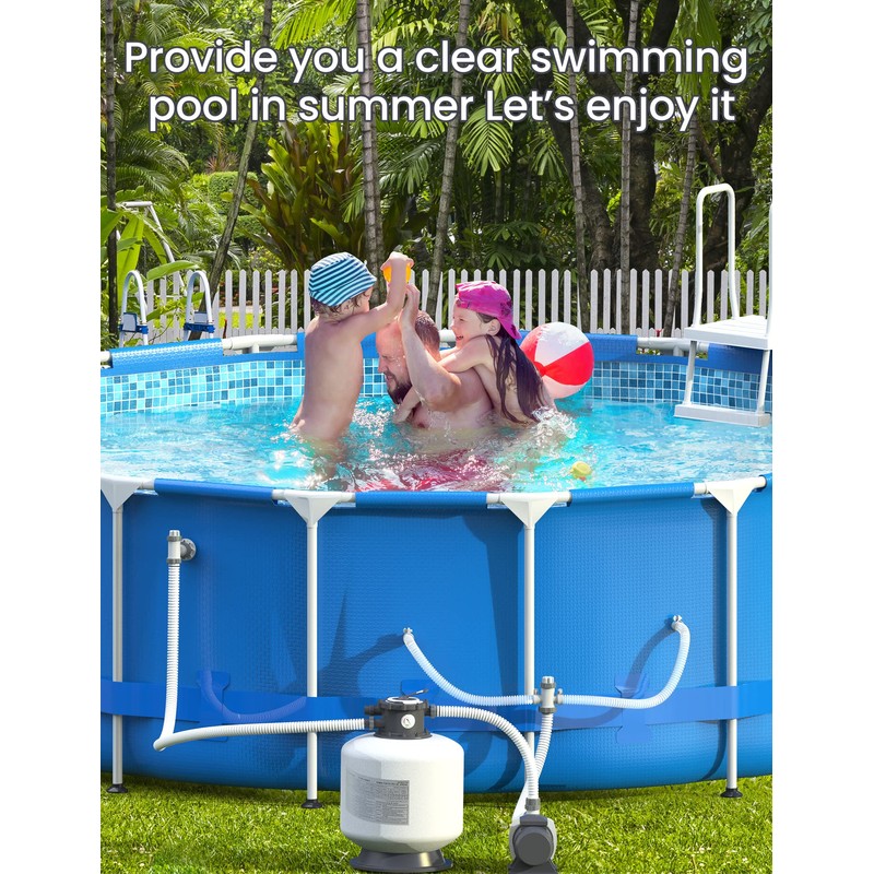 SUMMERBUDDY Above Ground Pool Parts Kit, Replacement Pool Pump Part