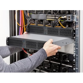 Rosewill 2U Server Chassis Rackmount Case | 4 3.5" HDD Bays | Micro-ATX Compatible |3 x 80mm PWM Fans | 2X USB 3.0 | Silver/Black - RSV-Z2600U