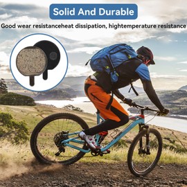Cyrank 5 Pairs Disc Brake Pads, Bicycle Brake Pads, Round Bicycle Brake Pads, Brake Pads Bicycle, Bicycle Brake Pads for Mountain Bikes, Scooters, Electric Bicycle