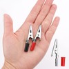 VooGenzek 60 PCS Metal Alligator Clips Electrical Test Clamps, Electrical