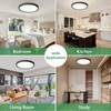 20 Inch Large LED Flush Mount Ceiling Light, 40W, 4350LM,