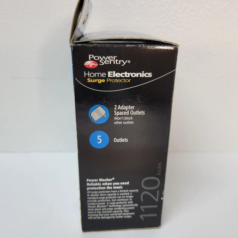 Sentry Power Sentry 5 Outlet Surge Protector Home Electronics Power