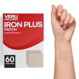Veru Wellness Iron Plus Daily Patch - Iron Deficiency Support - Blood Levels and Energy (60 Day)