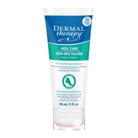 Dermal Therapy - Heel Care Cream, Foot Cream for Dry Cracked Heels, Intense Foot Moisturizer with Urea and AHA, Foot Lotion and Feet Exfoliator with Non-Greasy Formula, 3 o.z.