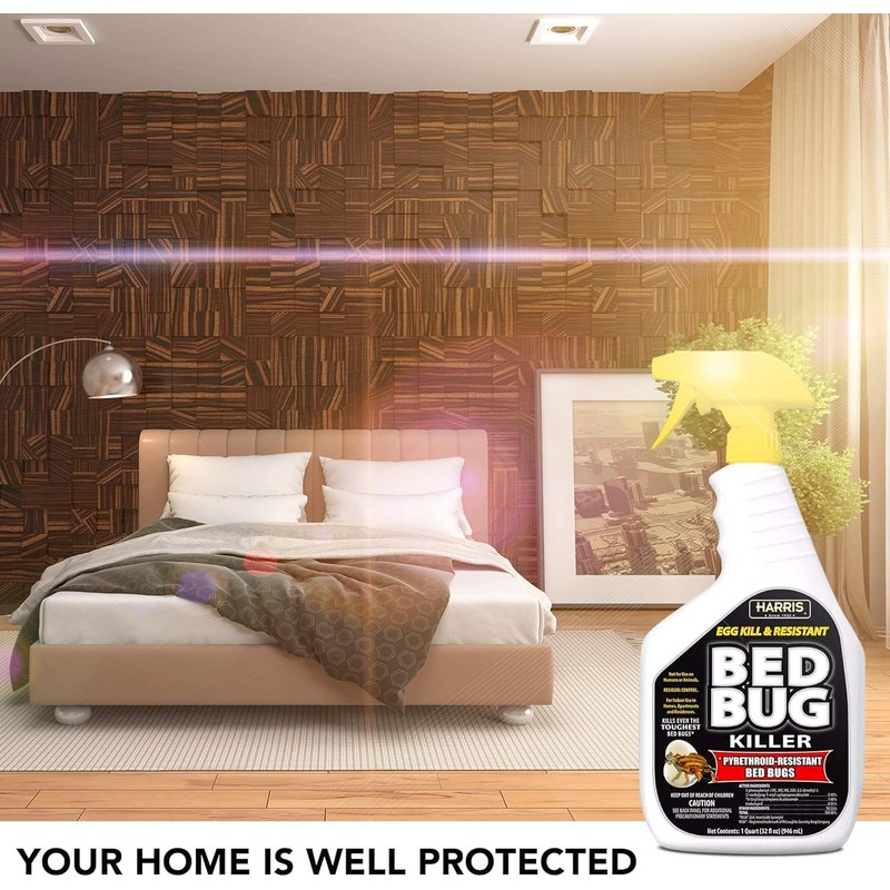HARRIS White Label Bed Bug Killer, Liquid Spray with Odorless
