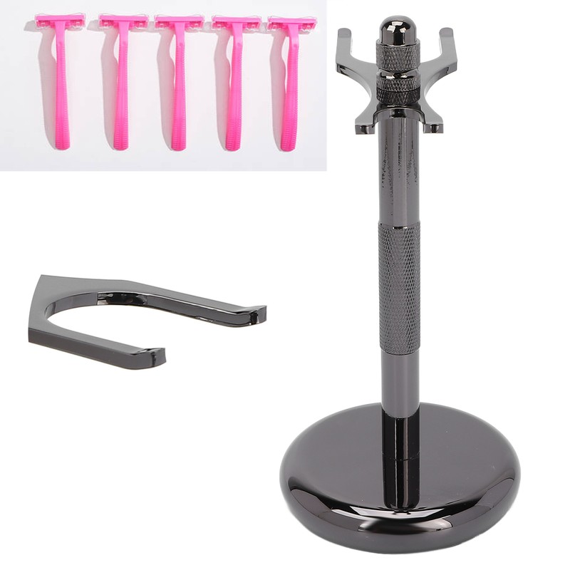 Stainless Steel Safety Razor Stand Falling Prevention Shaver Stand Bracket