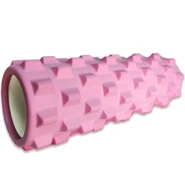 Foam Roller, Massage Roller EVA Muscle Roller for Deep Tissue Tension Relief, Massage Trigger Point Fitness Roller, Self Massager Relaxation Roller for Back, Legs, Yoga, Pilates, Gym (Pink)
