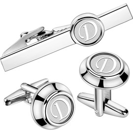 AMITER 26 Letters Tie Clip for Men, metal