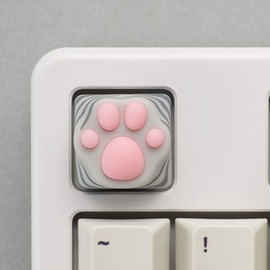 ZOMOPLUS - Lindas teclas, novedosas garras de gato, modelo 3D, teclado de perfil OEM, teclas blandas, tapas de teclas personalizadas para interruptores Cherry MX, teclado mecánico para juegos, teclado