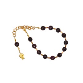 Persephone Prayer Bead Bracelet in Garnet: Greek Goddess of Spring, Renewal, Death and the Afterlife, Queen of the Underworld
