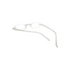 Calabria 714 Flexie Oval Rimless Reading Glasses +1.00 Ice Men/Women