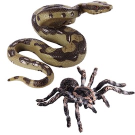 BOTICAKO BOTICAKO Realistic Fake Snake & Fake Spider, Prank Stuff - Fake Insects That Look Real, Rubber Snake Prank Toy