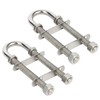 Amarine Made Pair of Stainless Steel Marine Boat Stern Bow