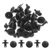 sourcing map 20Pcs Plastic Rivets Fastener Fender Bumper Clips 6mm