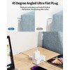 Travel Power Strip with USB C, NTONPOWER 4 Outlets 3